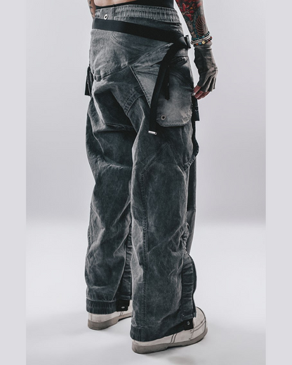Wasteland Wear Multi-Pocket Zipper Cargo Pants