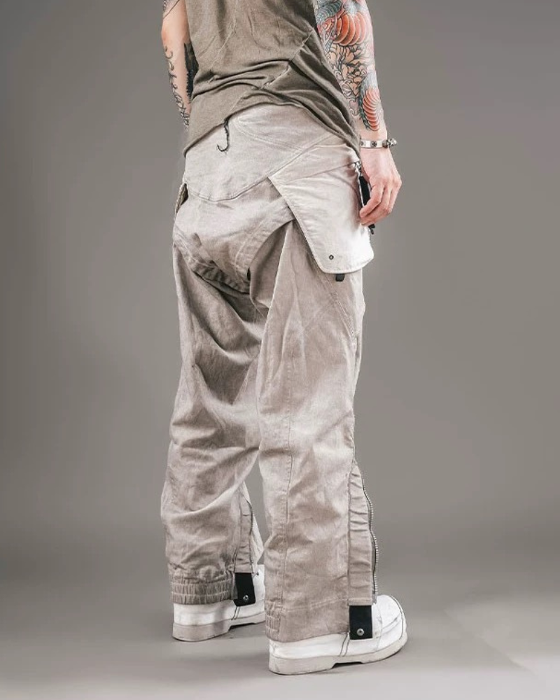 Wasteland Wear Multi-Pocket Zipper Cargo Pants