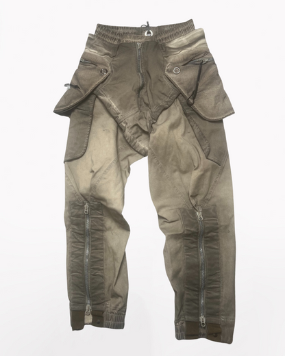 Wasteland Wear Multi-Pocket Zipper Cargo Pants