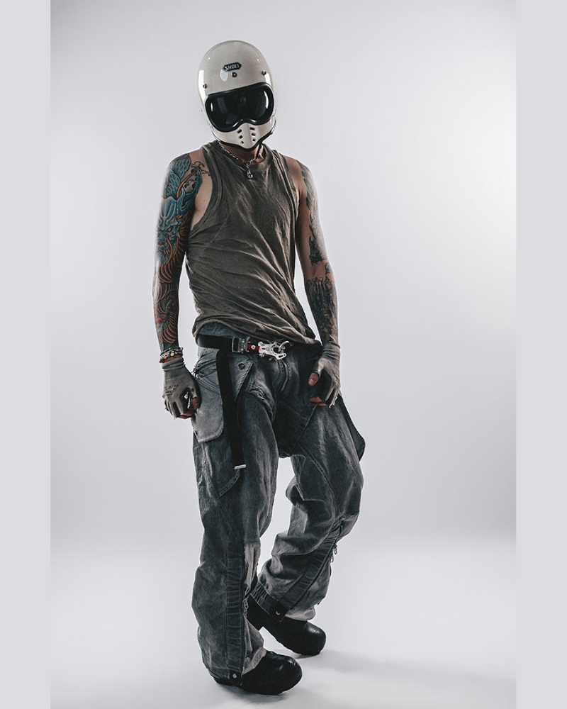 Wasteland Wear Multi-Pocket Zipper Cargo Pants