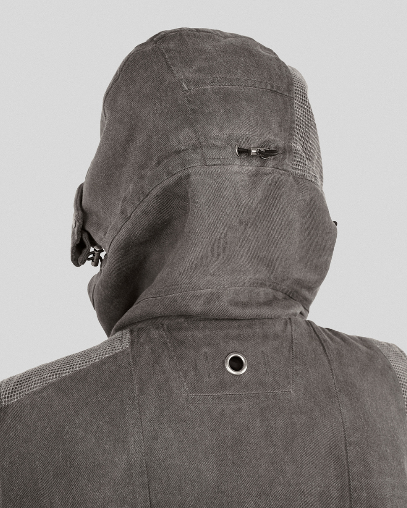 Wasteland Wear Patchwork Hooded Vest