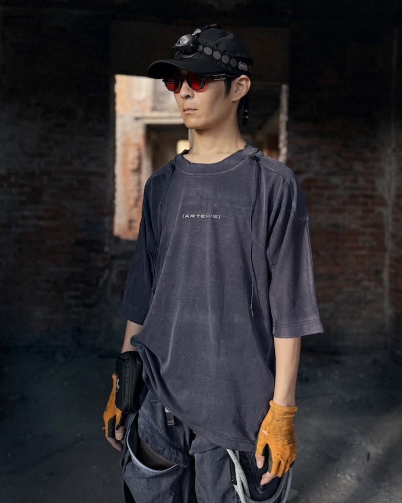 Wasteland Wear Post-Apocalyptic Distressed T-Shirt