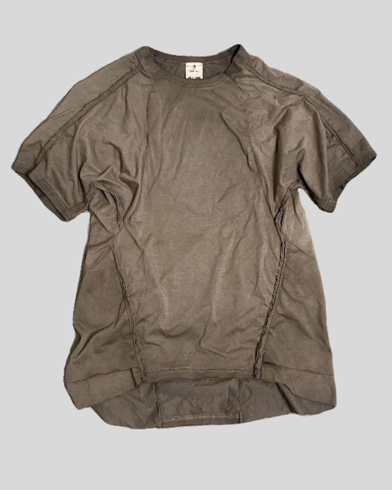 Wasteland Wear Splicing Distressed T-Shirt