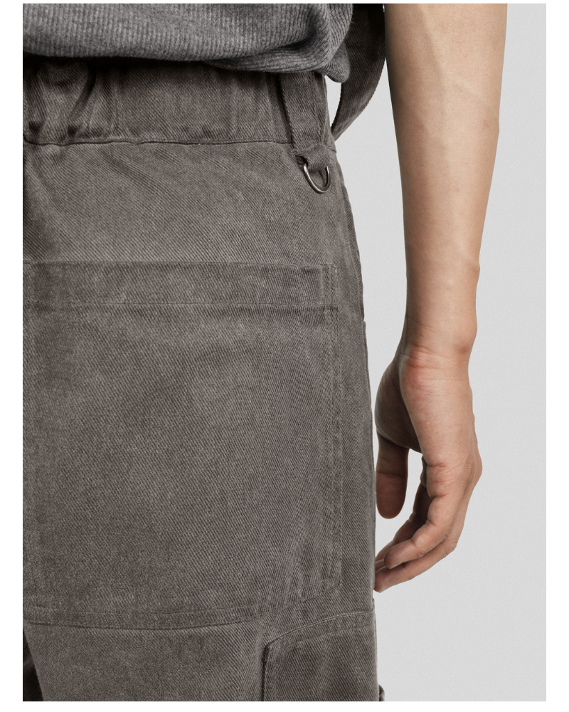 Wasteland Wear Straps Patchwork Cargo Y2K Pants