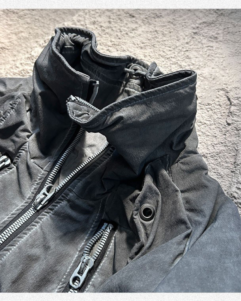 Wasteland Wear Vintage Dual Layers Multi-Pocket Jacket