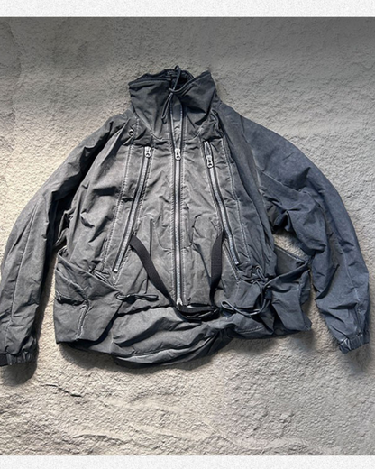 Wasteland Wear Vintage Dual Layers Multi-Pocket Jacket