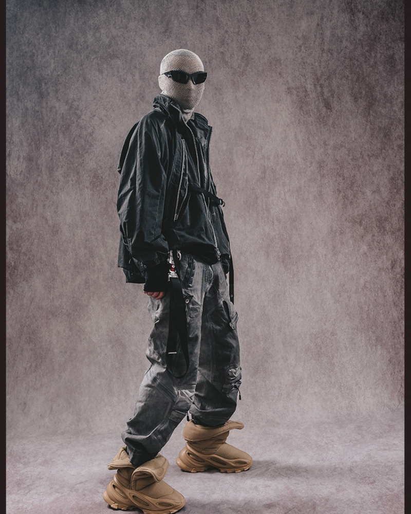 Wasteland Wear Vintage Dual Layers Multi-Pocket Jacket