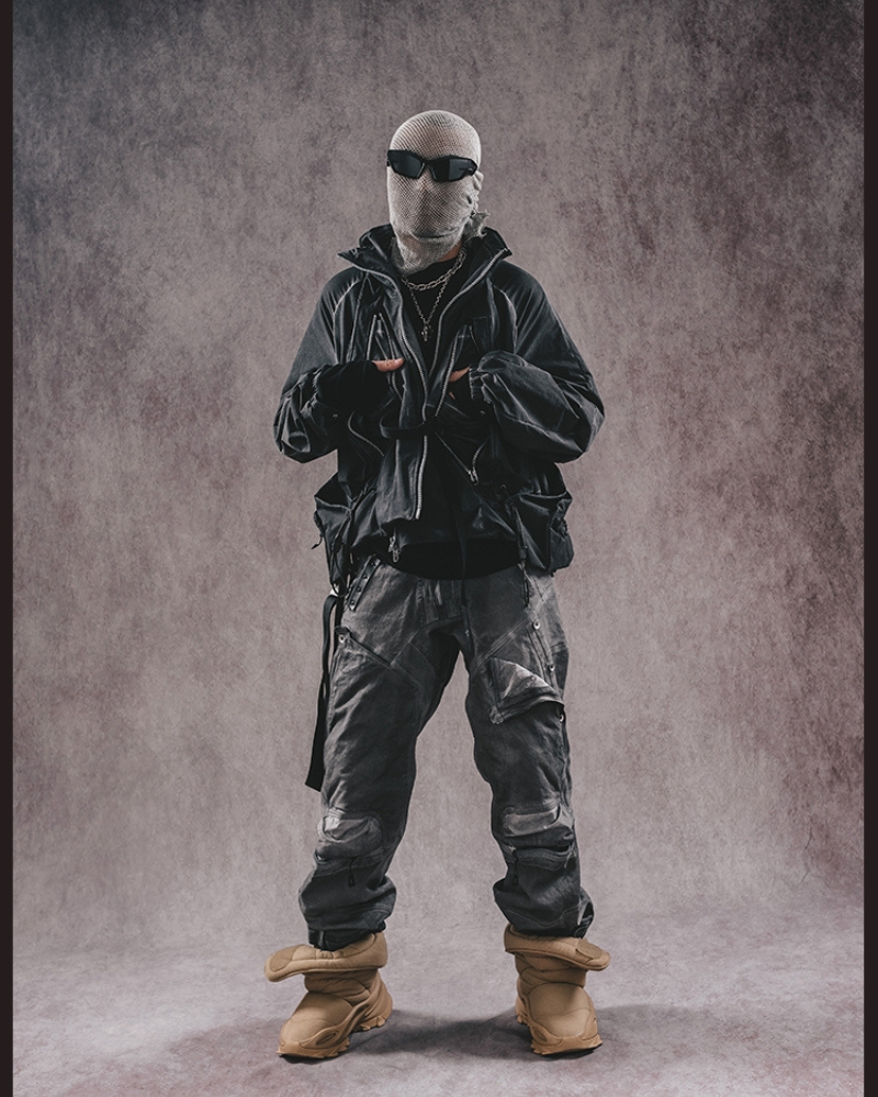 Wasteland Wear Vintage Dual Layers Multi-Pocket Jacket