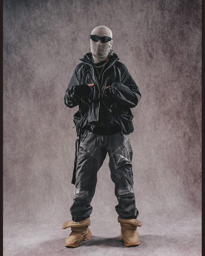 Wasteland Wear Vintage Dual Layers Multi-Pocket Jacket