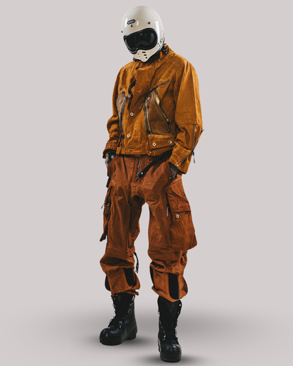 Wasteland Deconstructed Techwear Biker Jacket