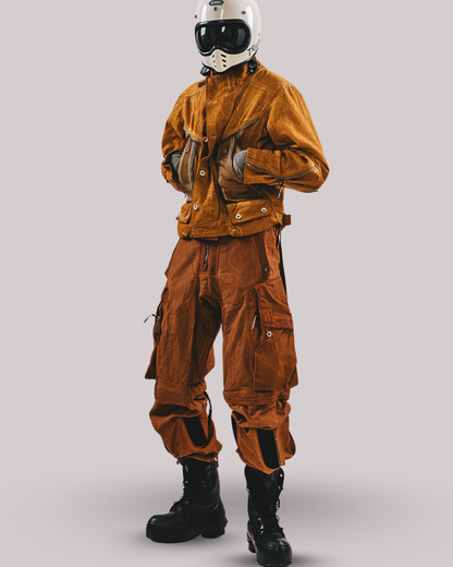 Wasteland Deconstructed Techwear Biker Jacket