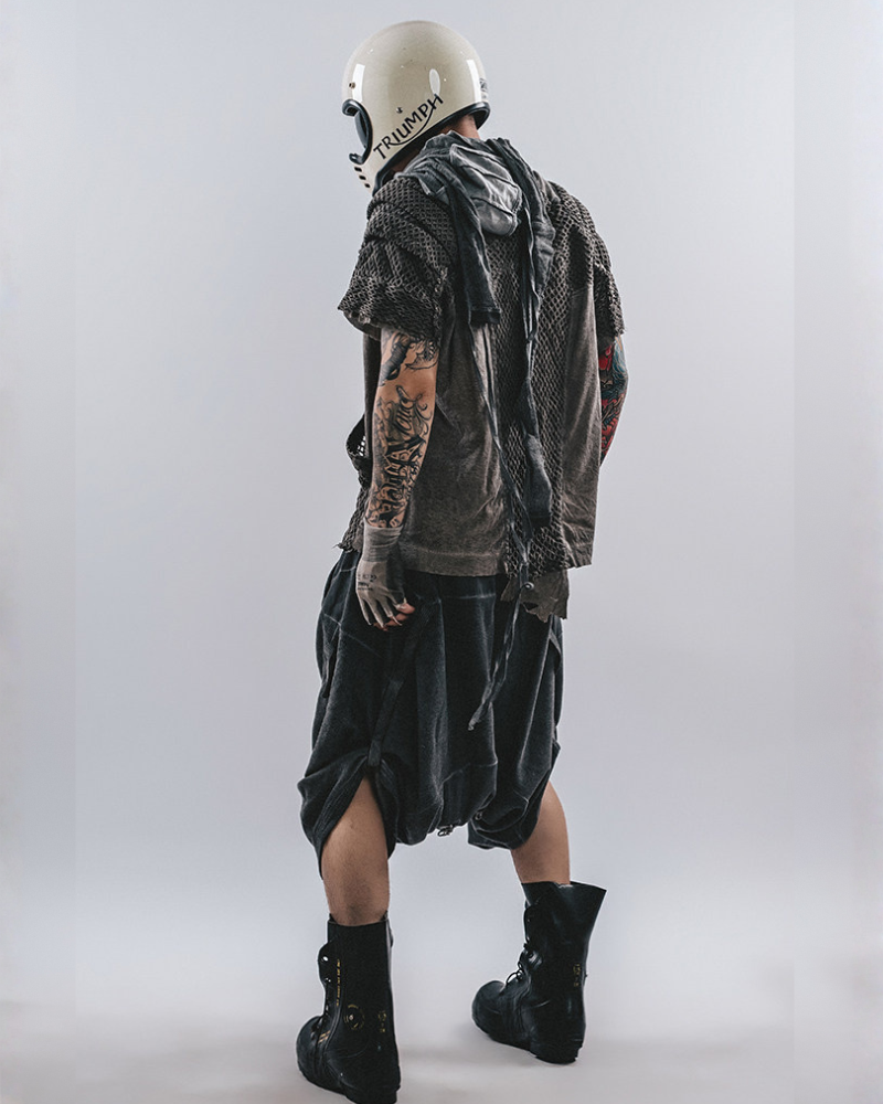 Wasteland Deconstructed Variable Style Baggy Shorts