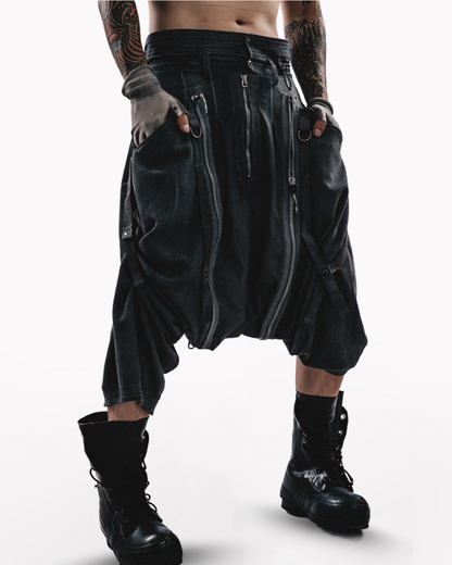 Wasteland Deconstructed Variable Style Baggy Shorts