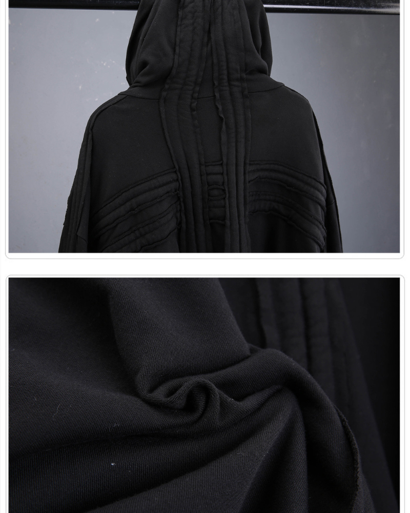 Darkwear Wasteland Distressed Full-Zip Balaclava Hoodie