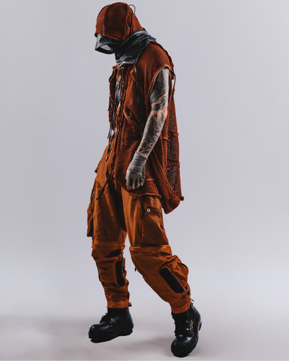 Wasteland Rust Transformable Geometric Mesh Cloak