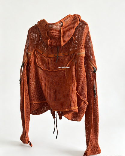Wasteland Rust Transformable Geometric Mesh Cloak