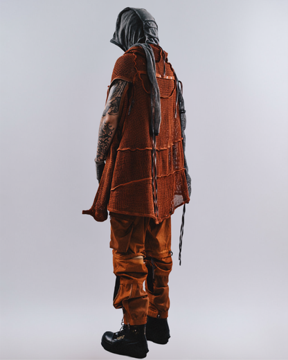 Wasteland Rust Transformable Geometric Mesh Cloak