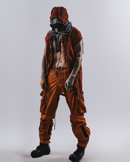 Wasteland Rust Transformable Geometric Mesh Cloak
