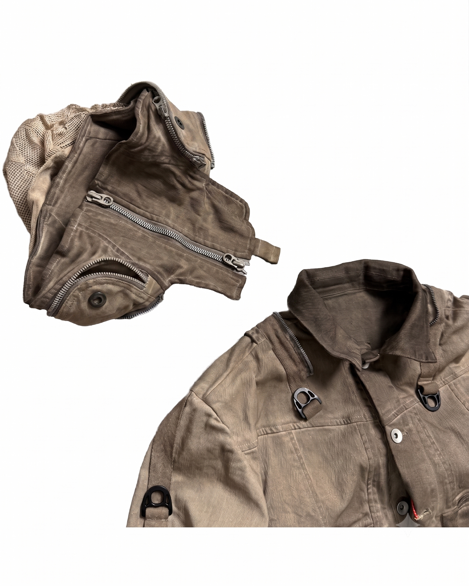 Wasteland Apocalypse Detachable-Collar Jacket