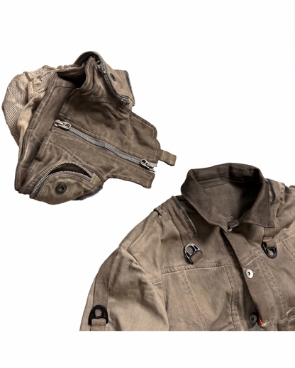 Wasteland Apocalypse Detachable-Collar Jacket