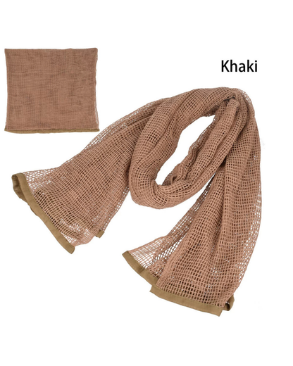 Wasteland Soldier Style Camouflage Long Mesh Scarf