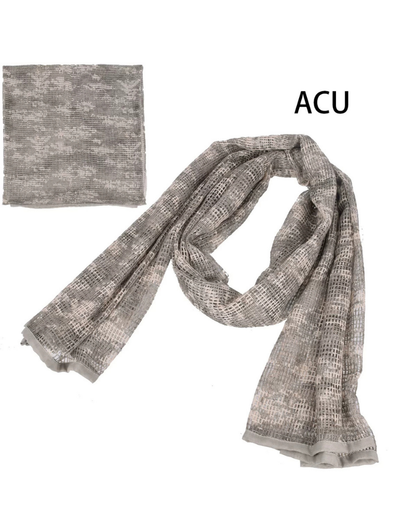 Wasteland Soldier Style Camouflage Long Mesh Scarf