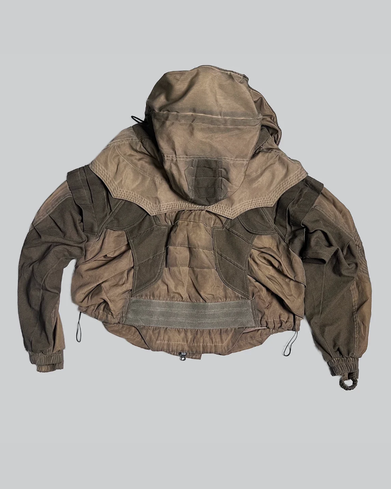 Wasteland Wear Functional Bat Sleeve Washed Jacket