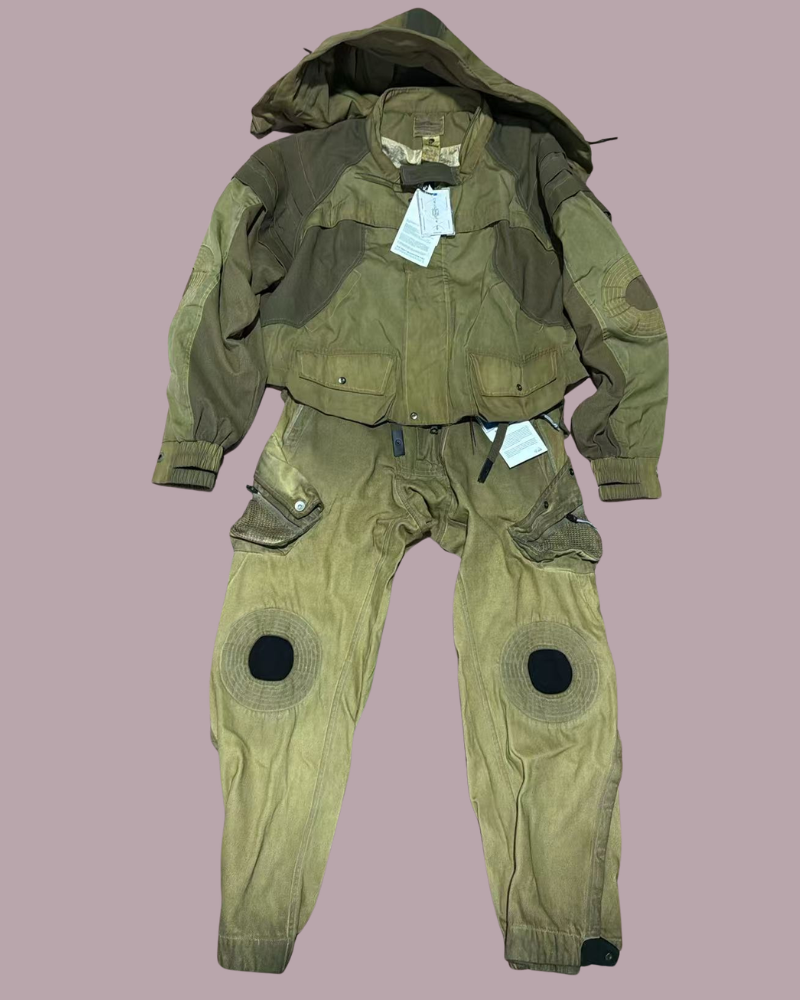 Wasteland Wear Functional Bat Sleeve Washed Jacket
