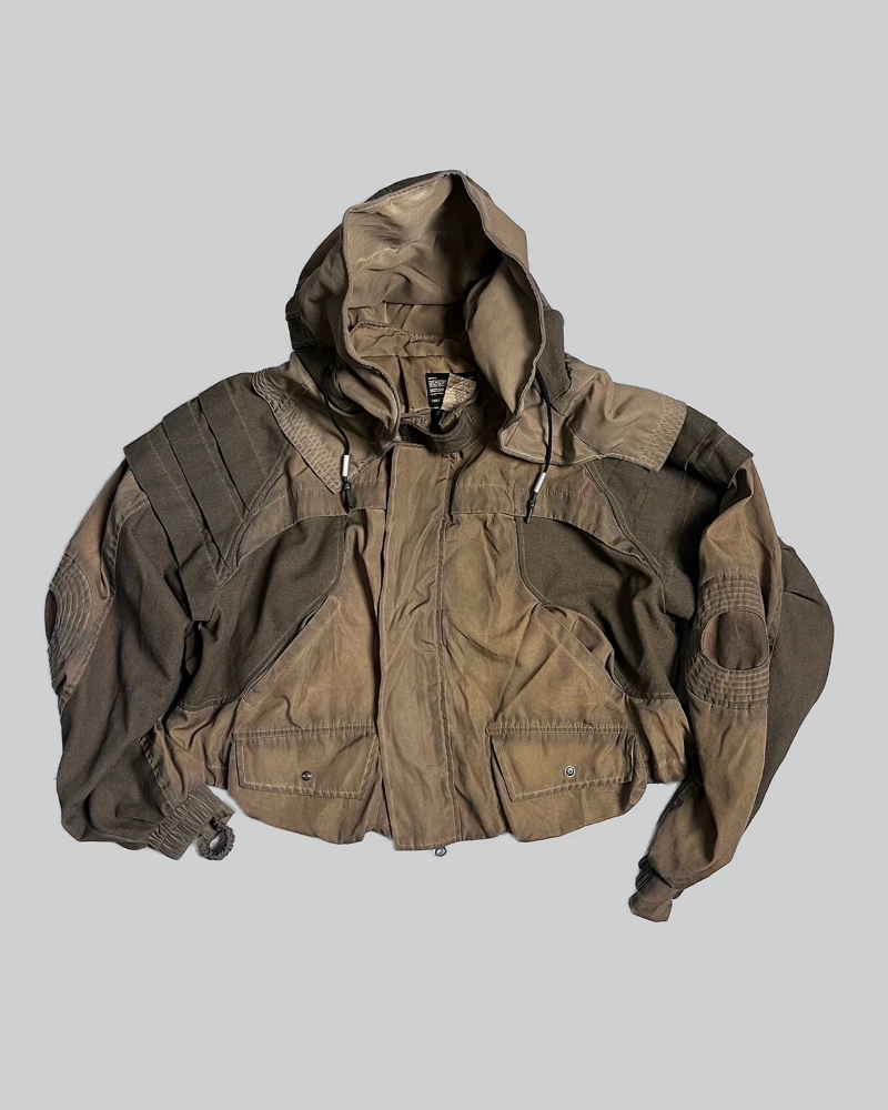 Wasteland Wear Functional Bat Sleeve Washed Jacket
