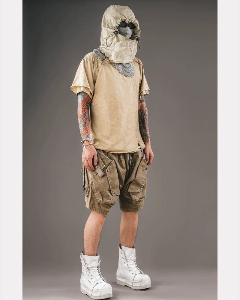 Wasteland Wear Functional Multi-Pocket Cargo Shorts