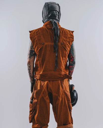Wasteland Wear Geometric Cut Vest