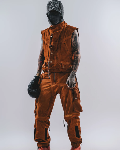 Wasteland Wear Geometric Cut Vest