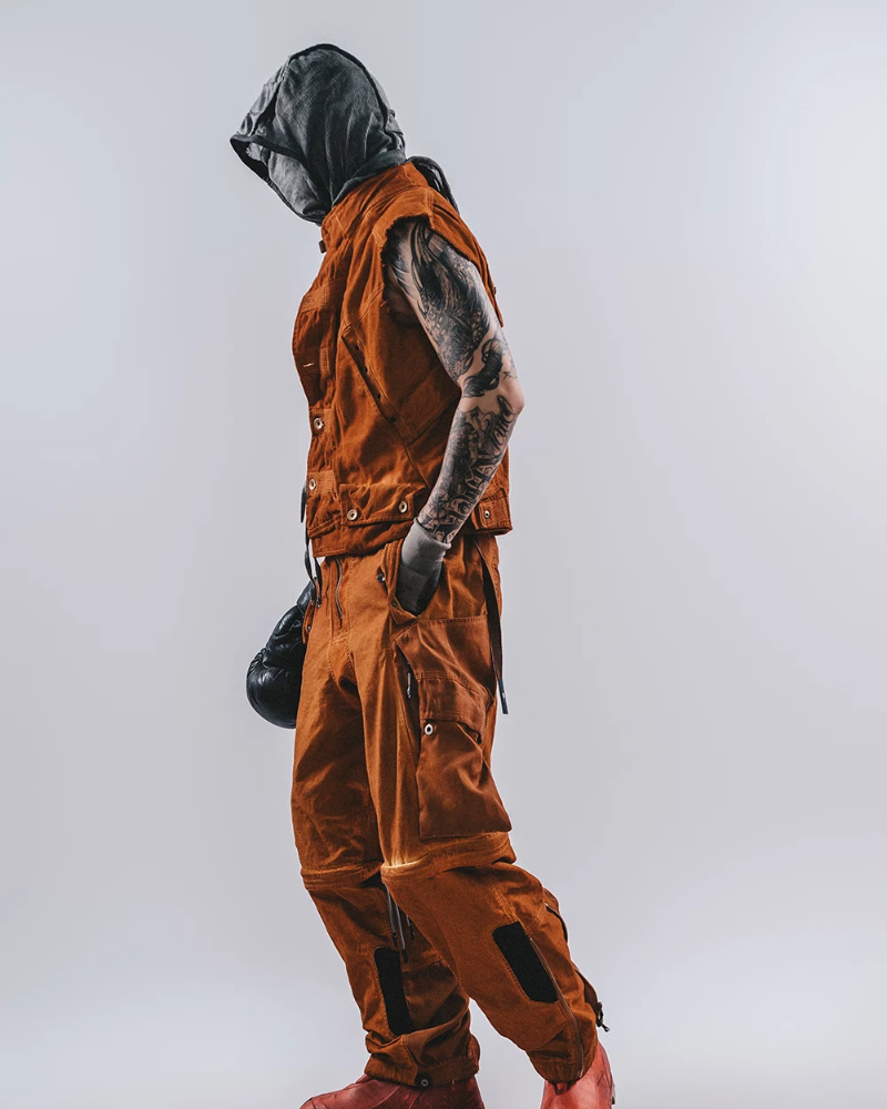 Wasteland Wear Geometric Cut Vest