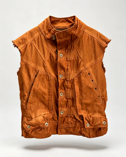 Wasteland Wear Geometric Cut Vest