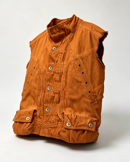 Wasteland Wear Geometric Cut Vest