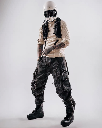 Wasteland Wear Washed Distressed Cotton T-Shirt