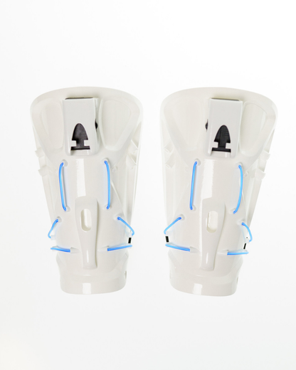 White Knight Cyberpunk Gloves &amp; Wrist Armor &amp; Mask (Sold Separately)