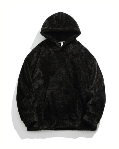 Winter Couples Style Slouchy Oversized Polar Fleece Hoodie