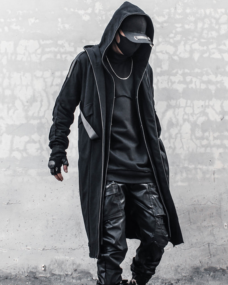 Wizard Gothic Double-layered Hooded Coat – Techwear Official