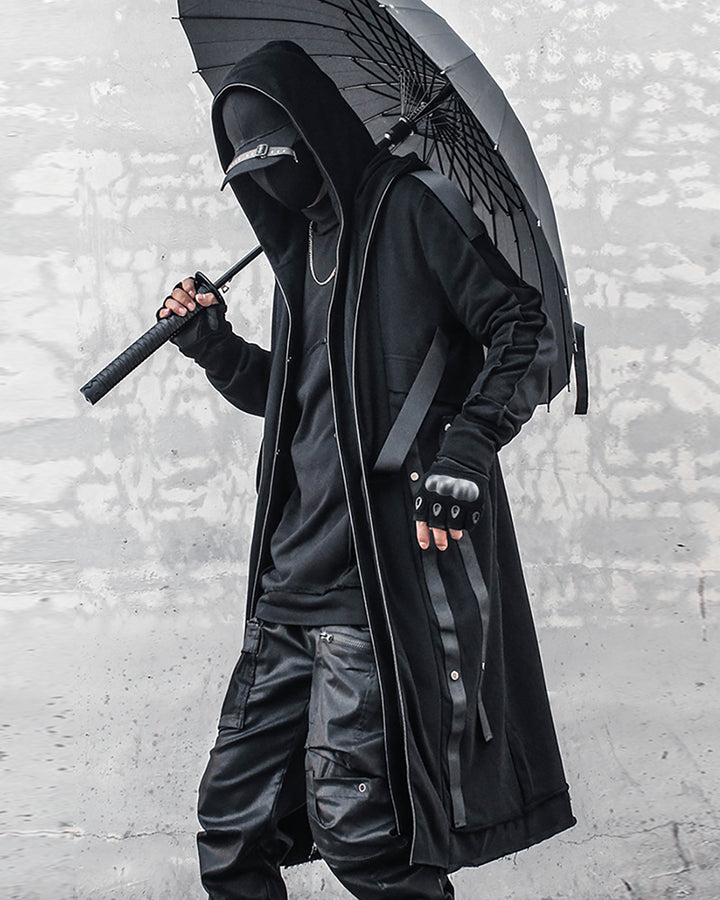 Wizard Gothic Double-layered Hooded Coat – Techwear Official