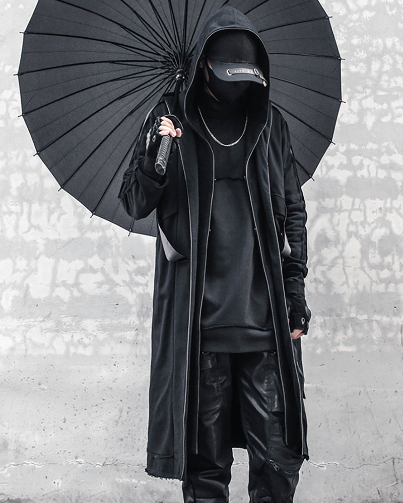 Wizard Gothic Double-layered Hooded Coat – Techwear Official