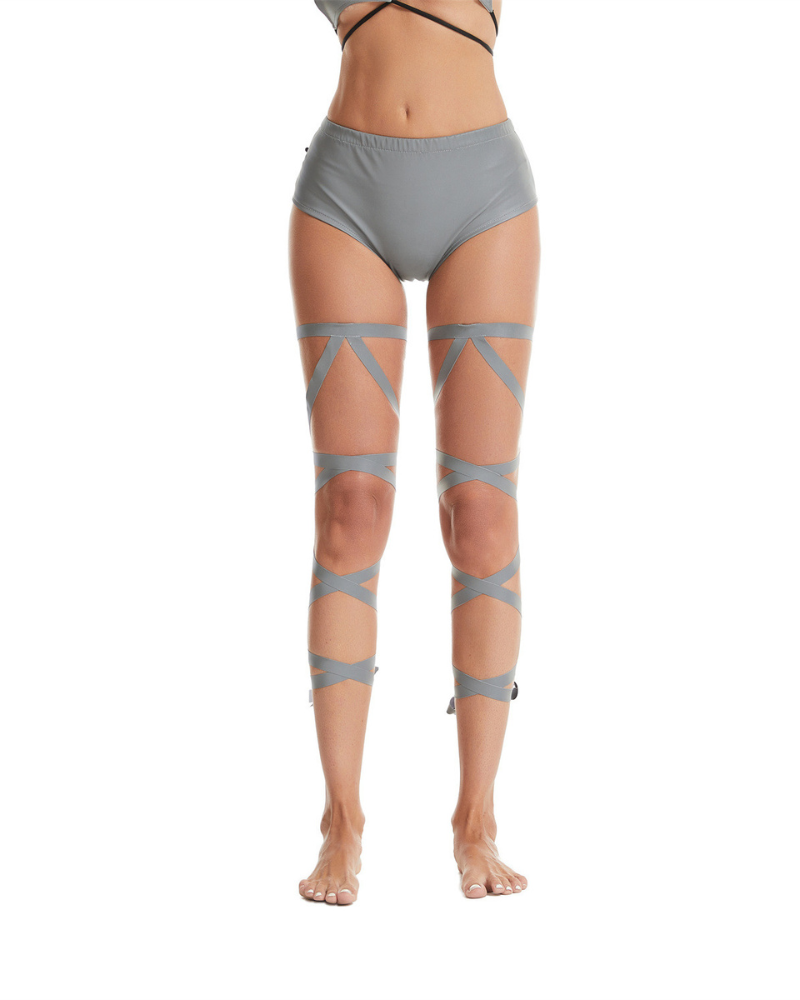 Women Rave Reflective Leg Wrap (Excluding Shorts)