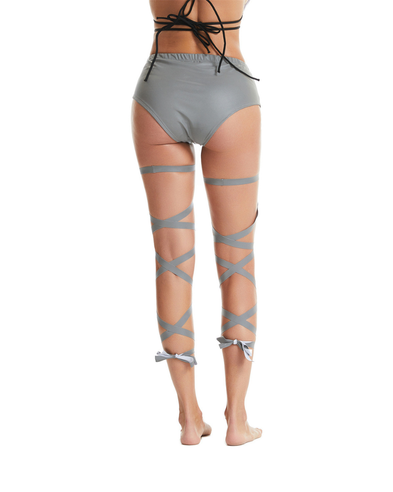 Women Rave Reflective Leg Wrap (Excluding Shorts)