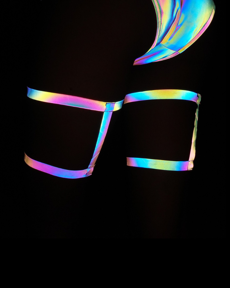 Women Rave Reflective Leg Wrap (Excluding Shorts)