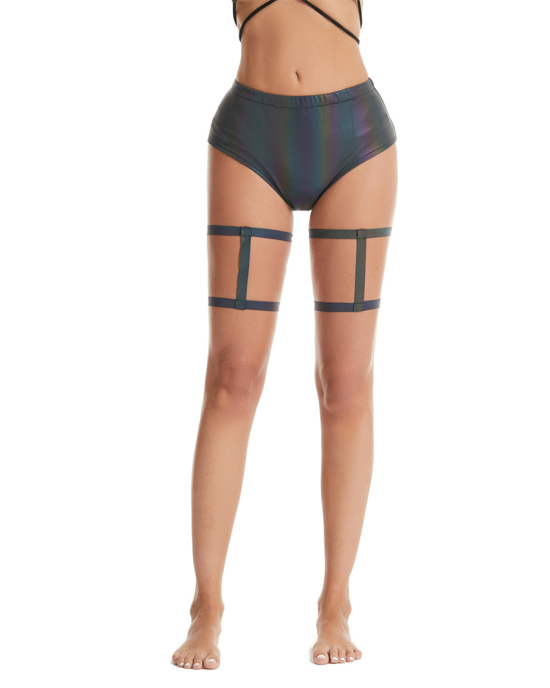 Women Rave Reflective Leg Wrap (Excluding Shorts)