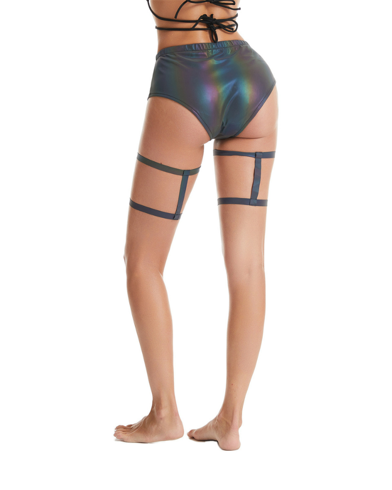 Women Rave Reflective Leg Wrap (Excluding Shorts)