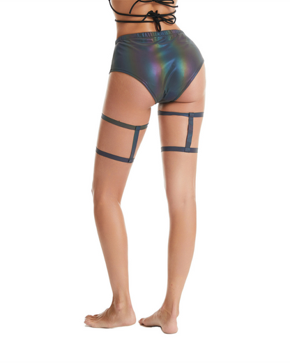 Women Rave Reflective Leg Wrap (Excluding Shorts)