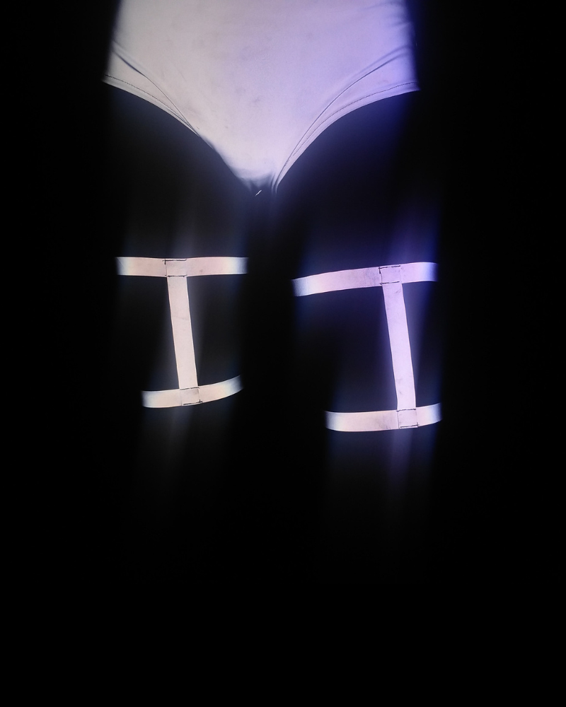 Women Rave Reflective Leg Wrap (Excluding Shorts)