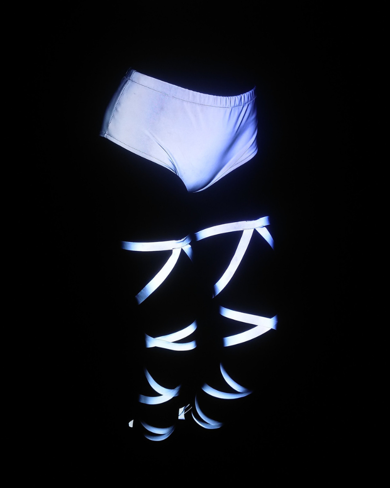 Women Rave Reflective Leg Wrap (Excluding Shorts)