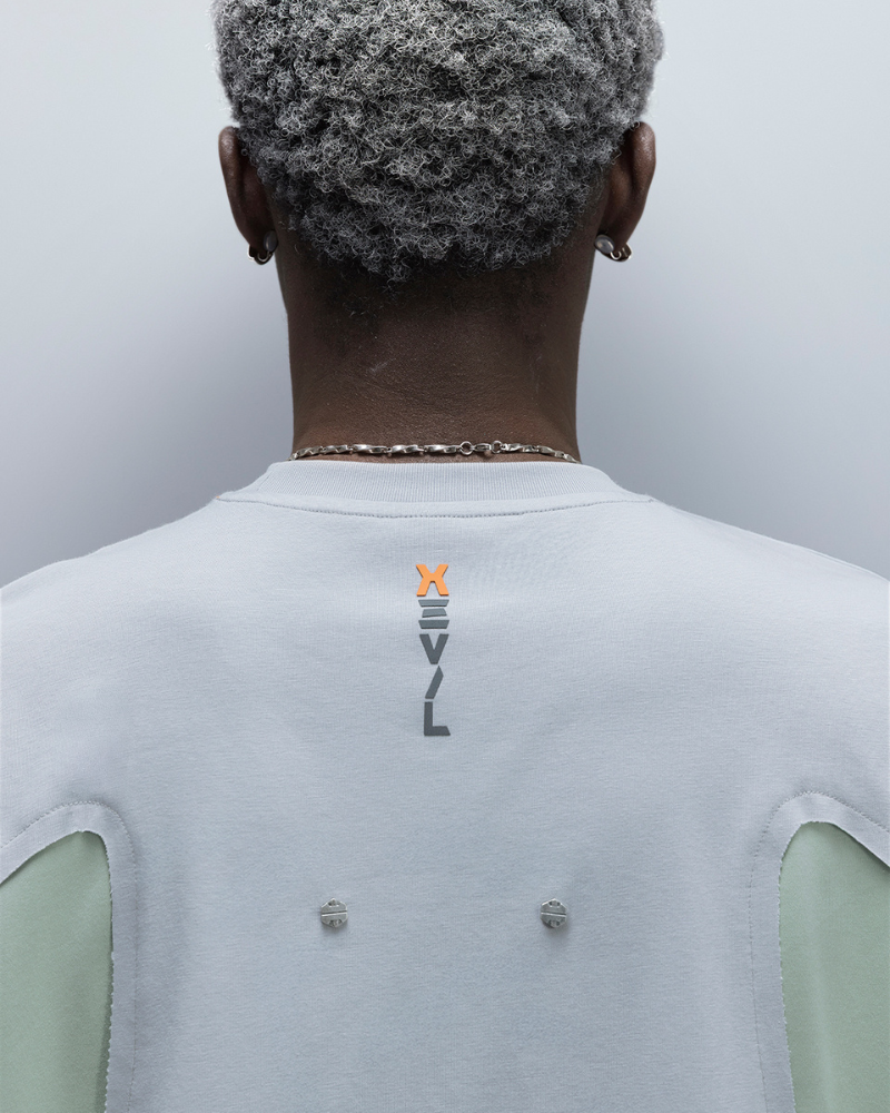 XIPHEVIL Cyberpunk Dream Princess Ice-Cool Mesh Panel T-Shirt